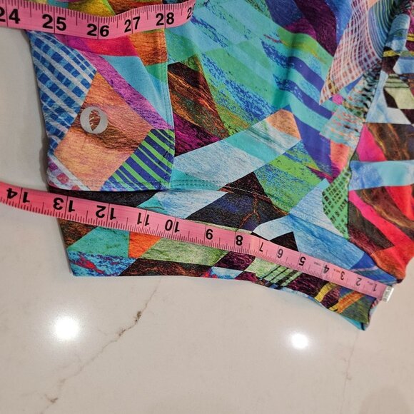 Donajo Dona Jo Skort Size Small 1 Seabreeze Artsy 16" Tennis Pickleball Blue - Picture 6 of 8